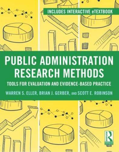 Public Administration Research Methods: Tools for Evaluation and EvidenceBased Practice,Used