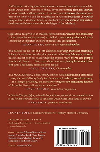A Hundred Horizons: The Indian Ocean in the Age of Global Empire,Used
