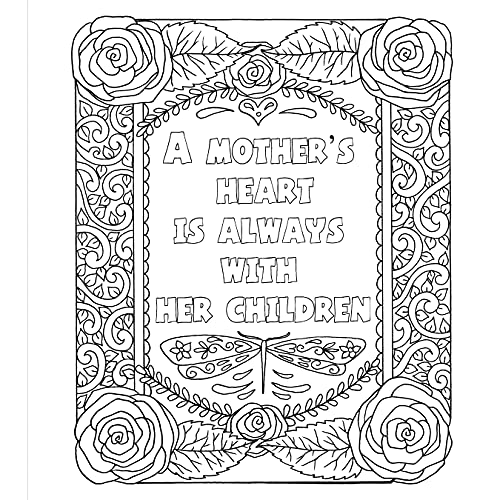 Zendoodle Colorscapes: A Mother's Love: Inspiring Words to Color and Display,Used