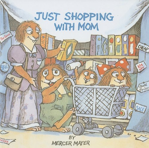 Just Shopping With Mom (Golden Looklook Books),New