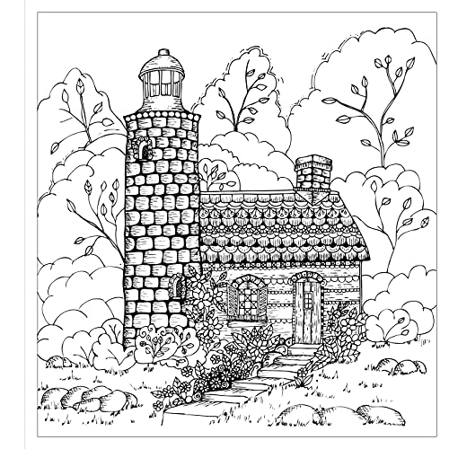Zendoodle Colorscapes: Mindful Journey: Inspiring Paths to Color and Display,Used