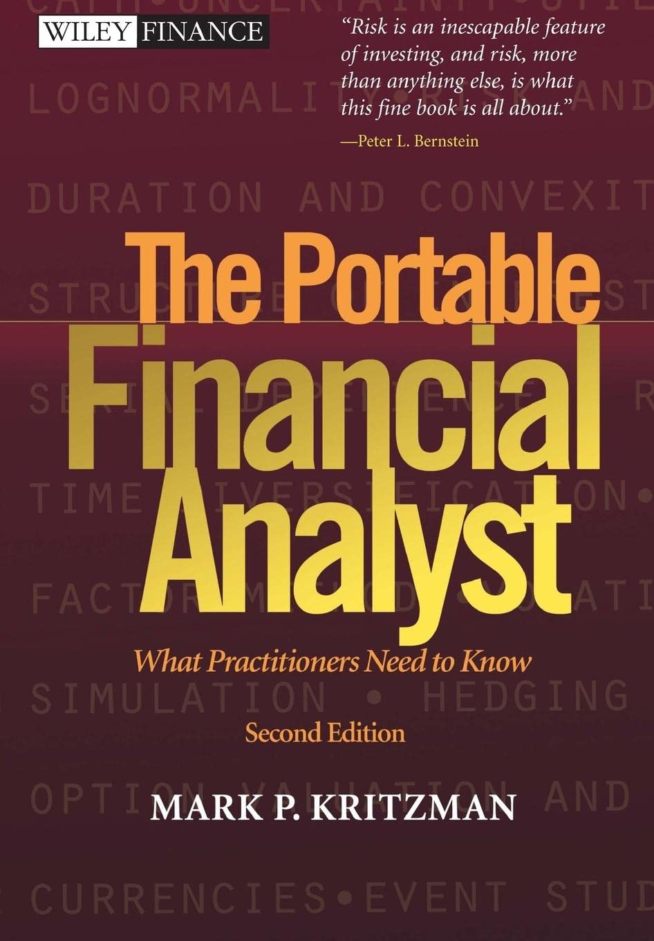 The Portable Financial Analyst: What Practitioners Need to Know, 2nd Edition,Used