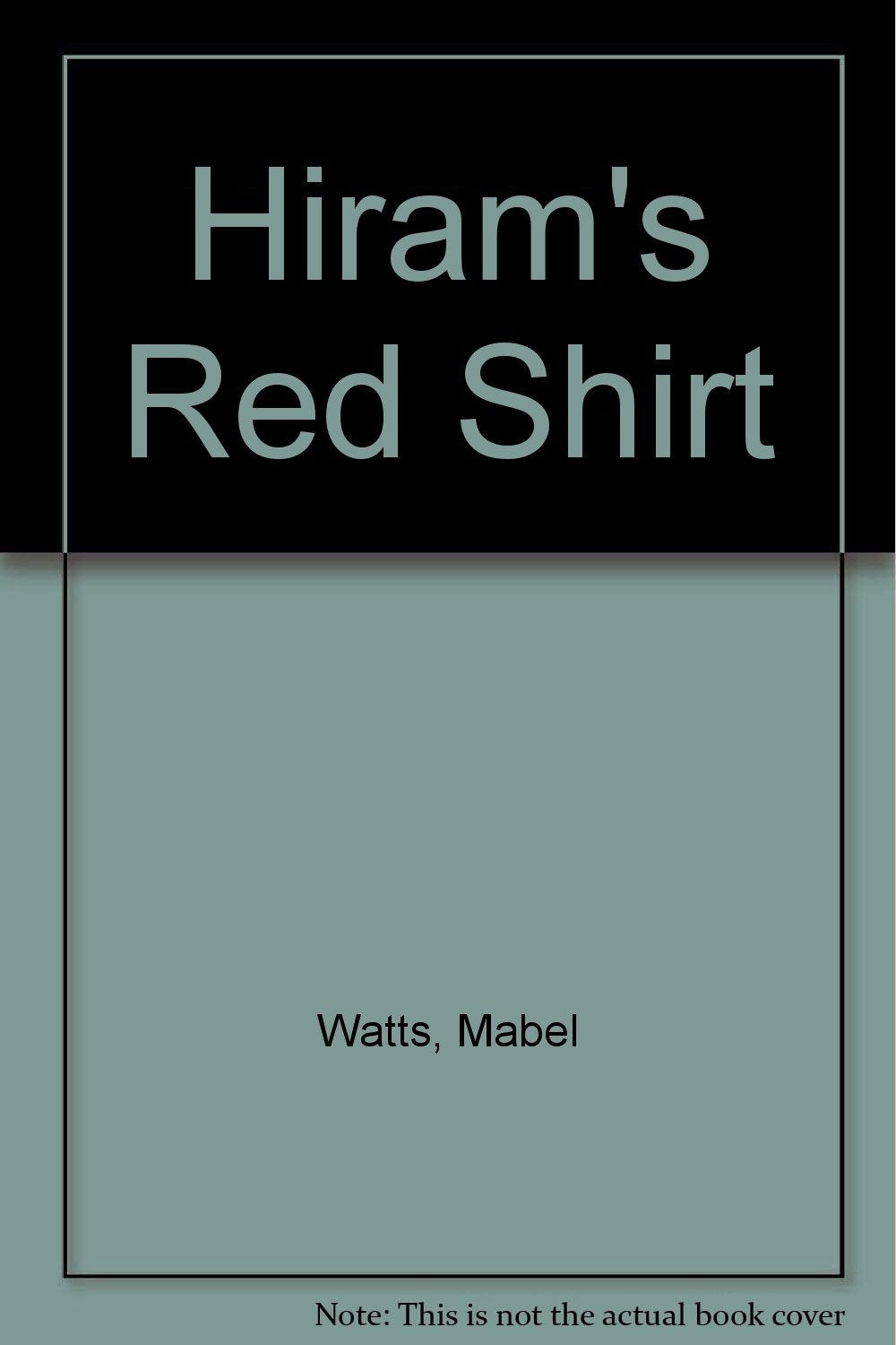 Hiram'S Red Shirt