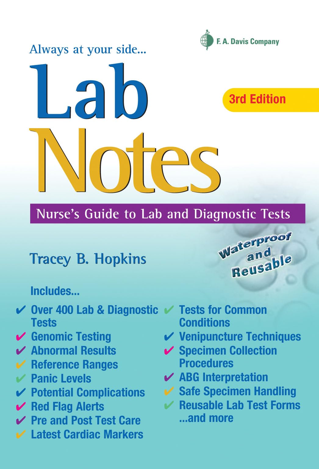Labnotes: Nurses' Guide To Lab & Diagnostic Tests,New