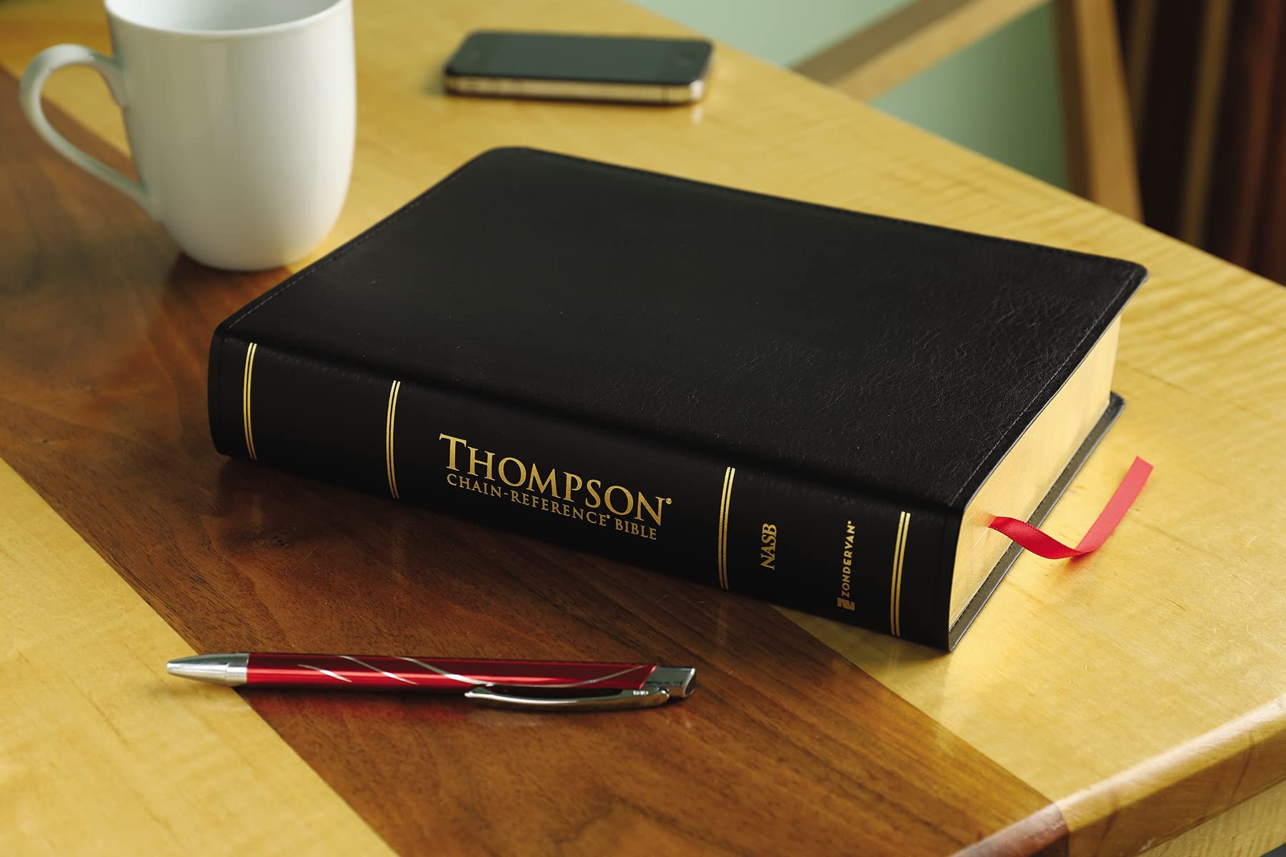 Nasb, Thompson Chainreference Bible, Bonded Leather, Black, Red Letter, 1977 Text,New