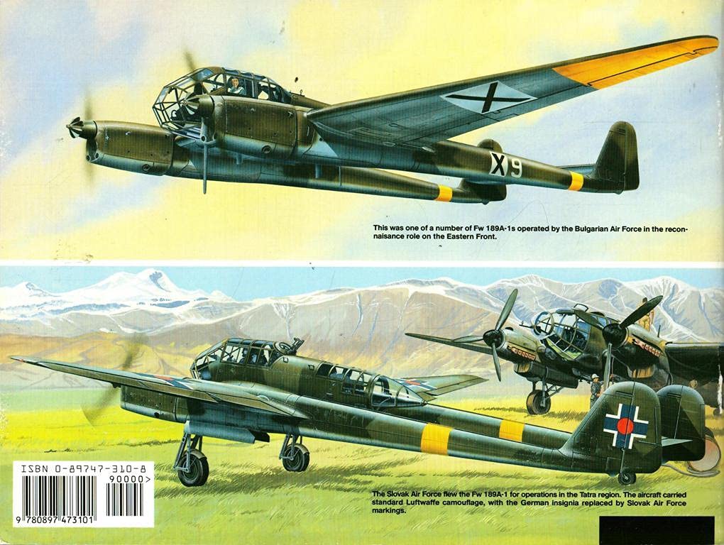 FockeWulf Fw 189 in action  Aircraft No. 142,Used