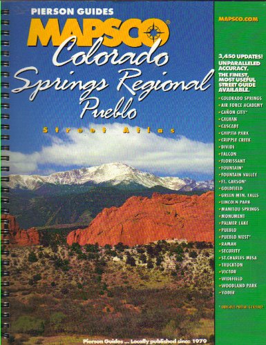 Colorado Springs Regional Street Atlas (Pierson Guides),Used