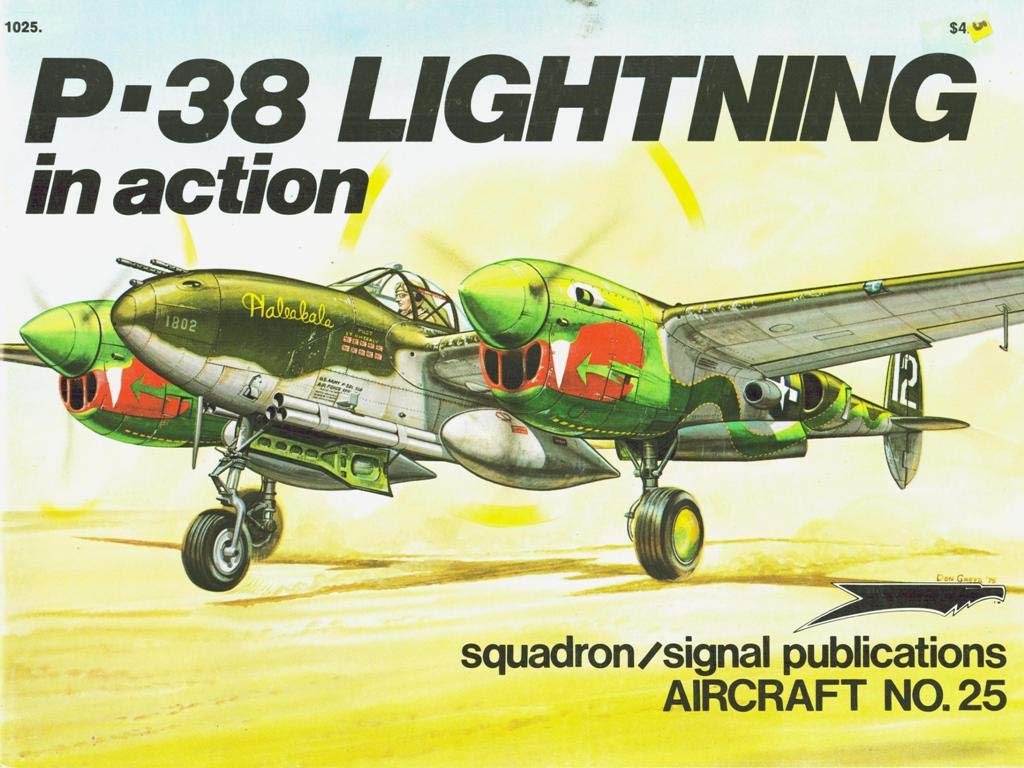 P38 Lightning in Action Aircraft No. 25,Used