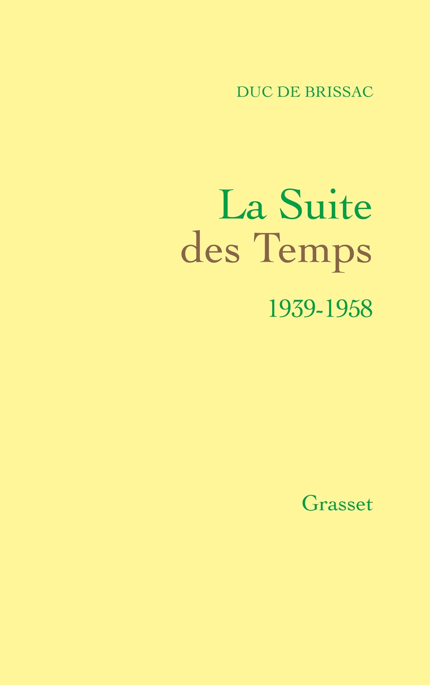 La suite des temps: (19391958),Used