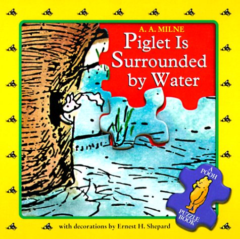 PIGLET IS SURROUNDED BY WATER, Pooh Puzzle Book (WinniethePooh),Used