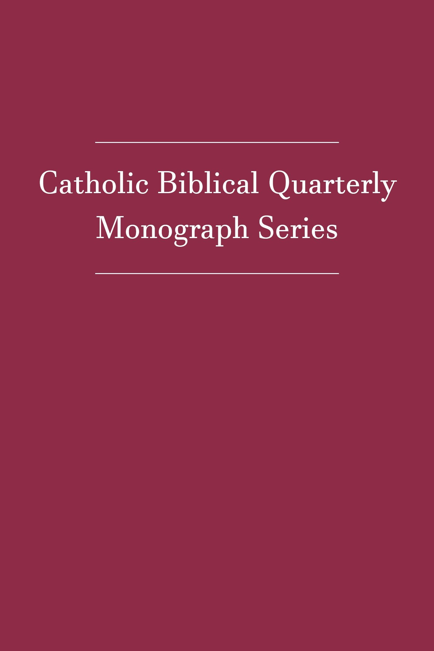 The Structure of 1 Maccabees (Catholic Biblical Quarterly),Used