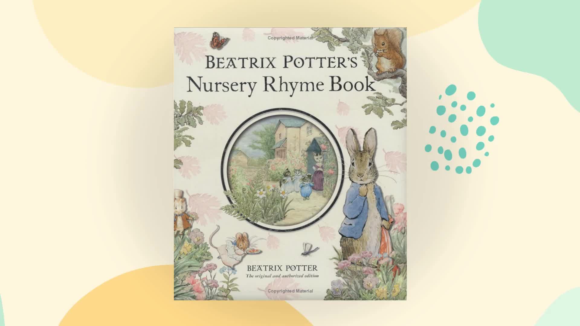 Beatrix Potter Nursery Rhyme Book,Used