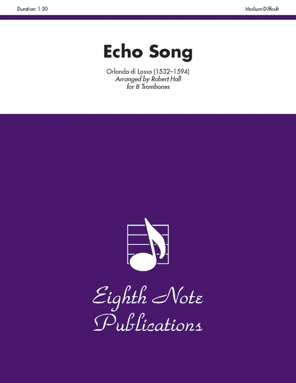 Echo Song: Score & Parts (Eighth Note Publications),Used