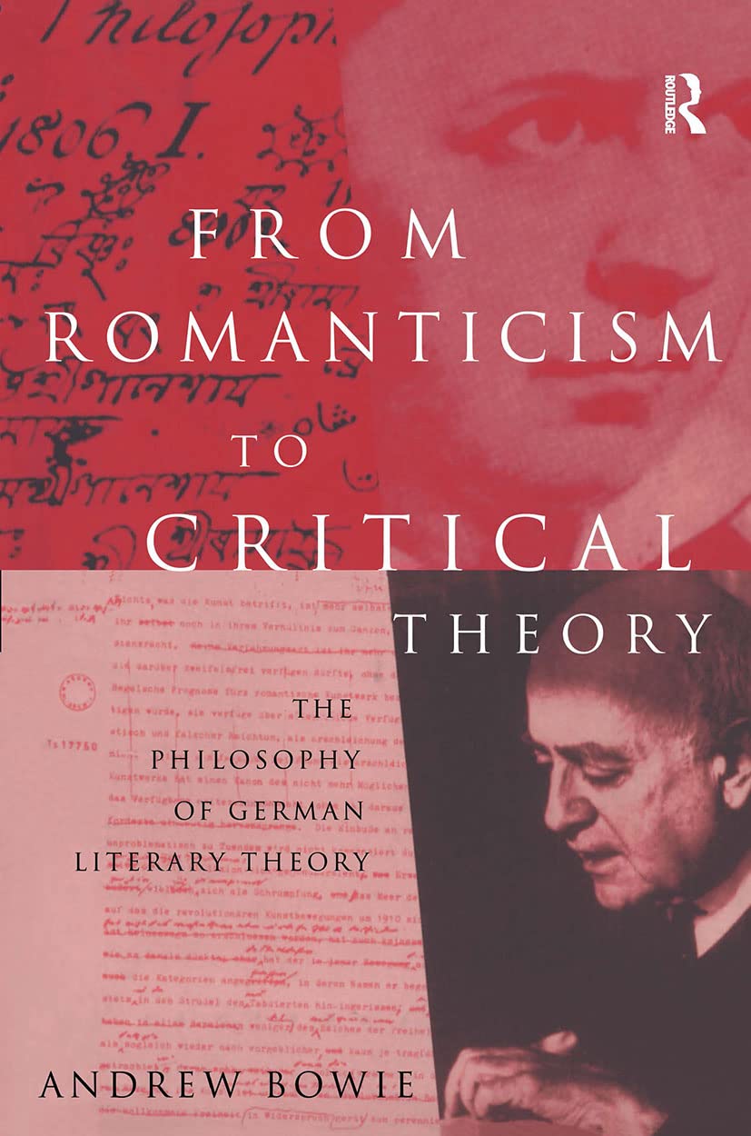 From Romanticism to Critical Theory,Used