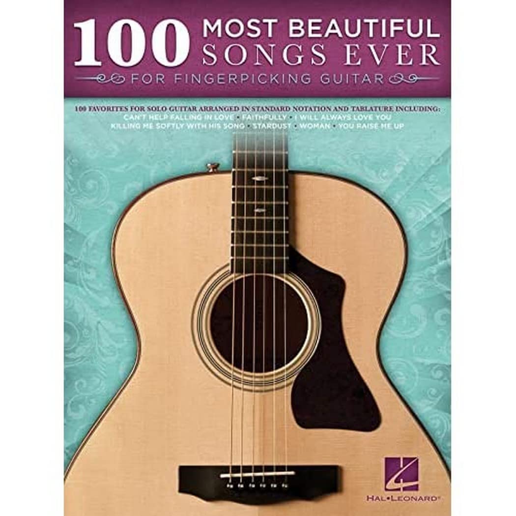 100 Most Beautiful Songs Ever For Fingerpicking Guitar,Used