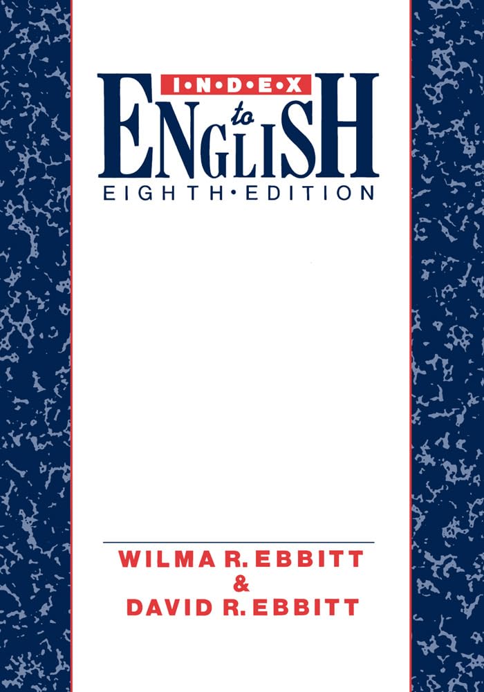 Index to English,Used