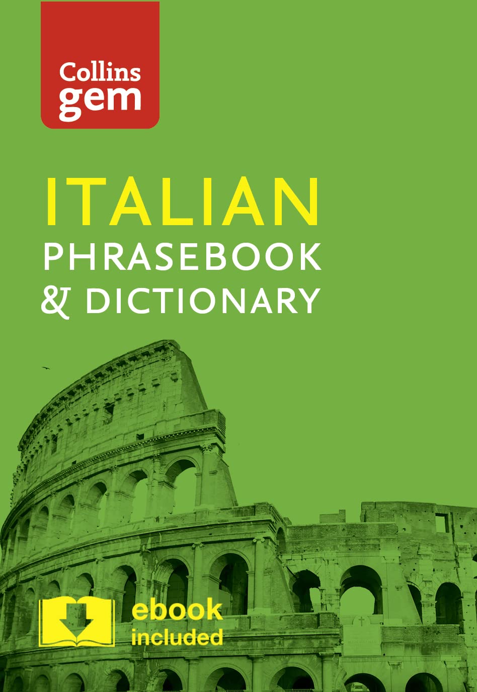 Collins Gem Italian Phrasebook & Dictionary,Used