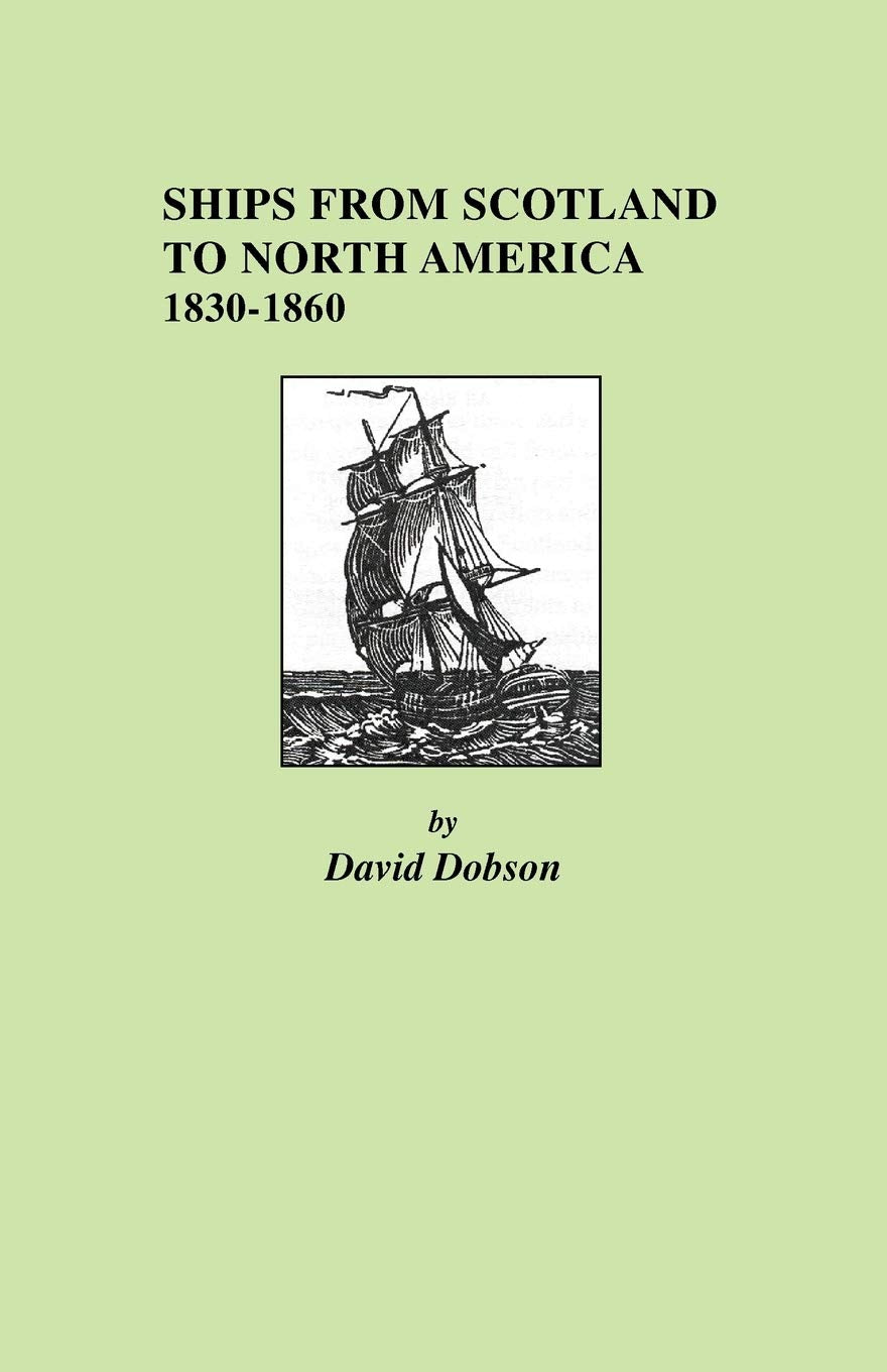 Ships From Scotland To North America,New