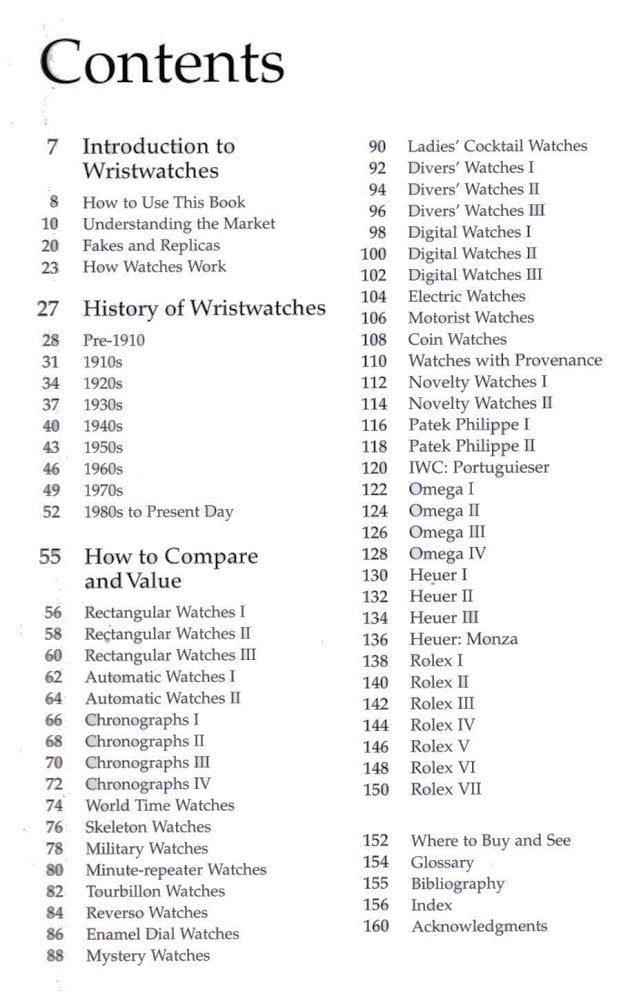 Miller's Wristwatches: How to Compare & Value,Used