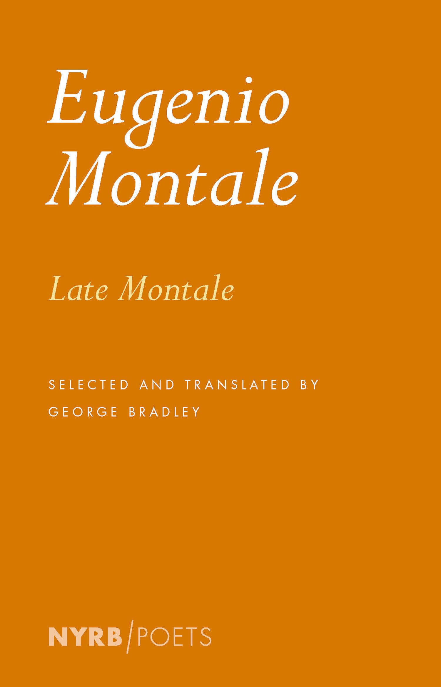 Late Montale,New