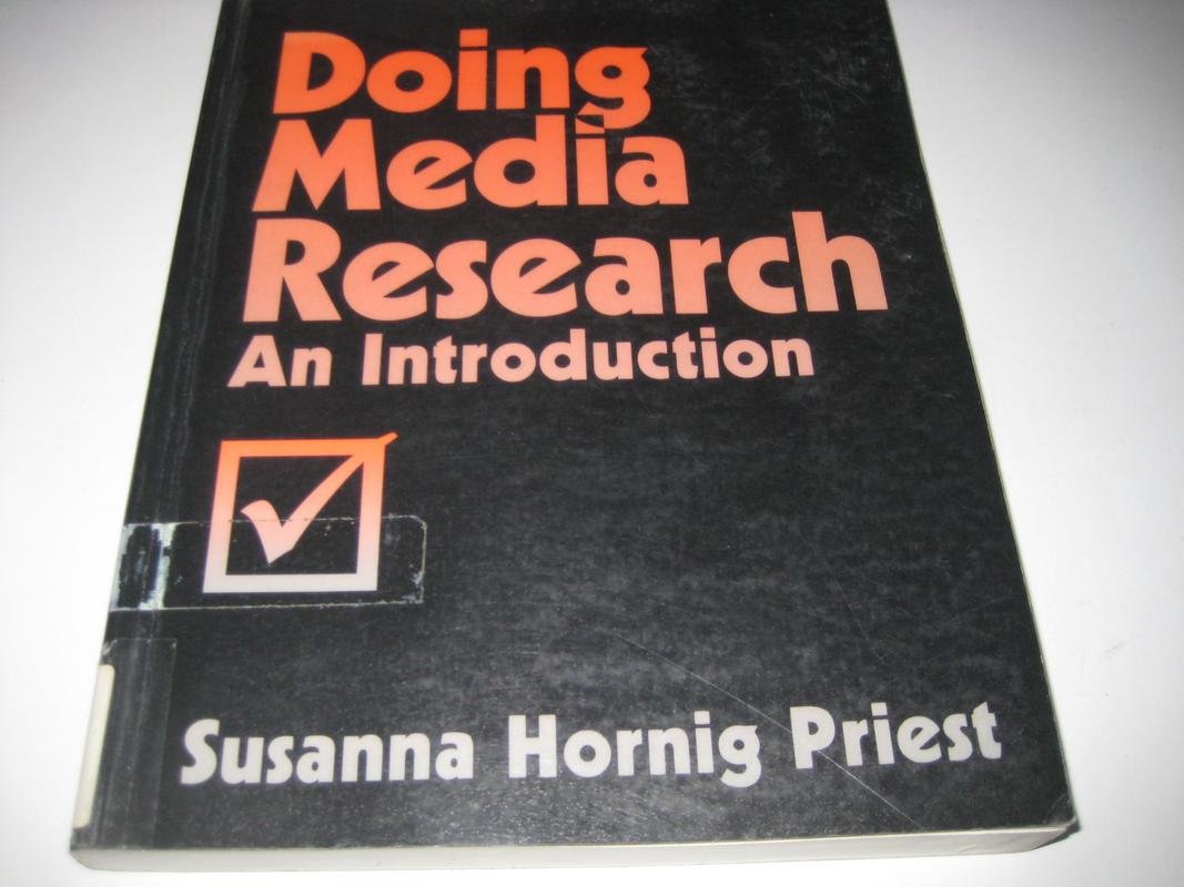 Doing Media Research: An Introduction,Used