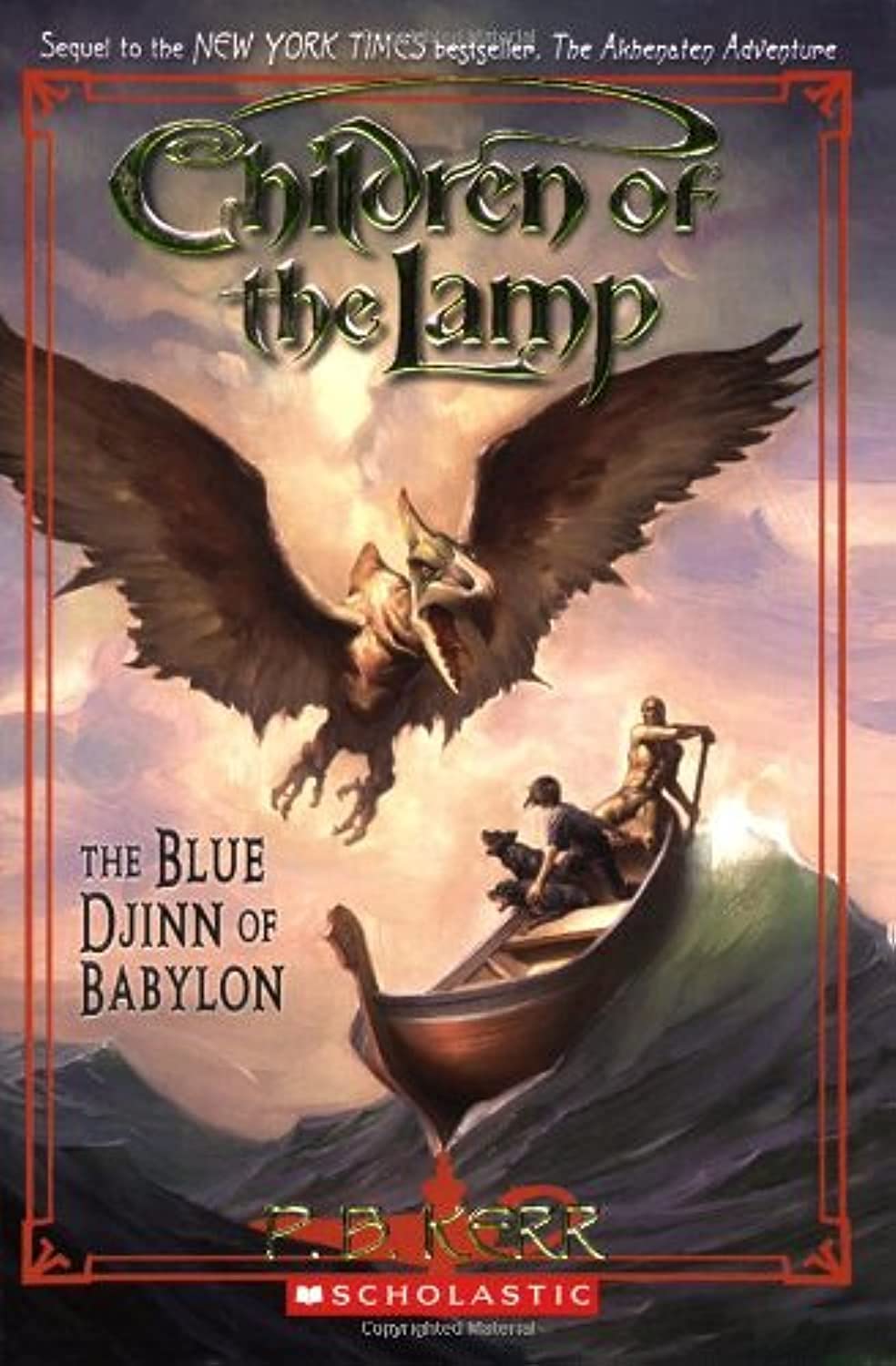 Blue Djinn Of Babylon (Children Of The Lamp (Paperback))