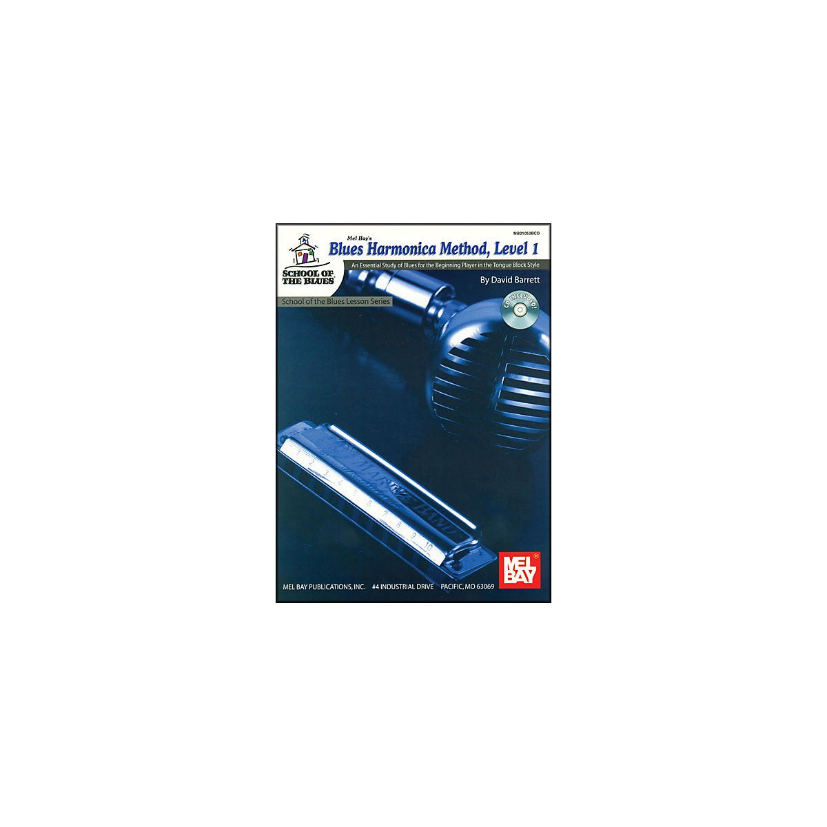 Mel Bay Blues Harmonica Method, Level 1,Used
