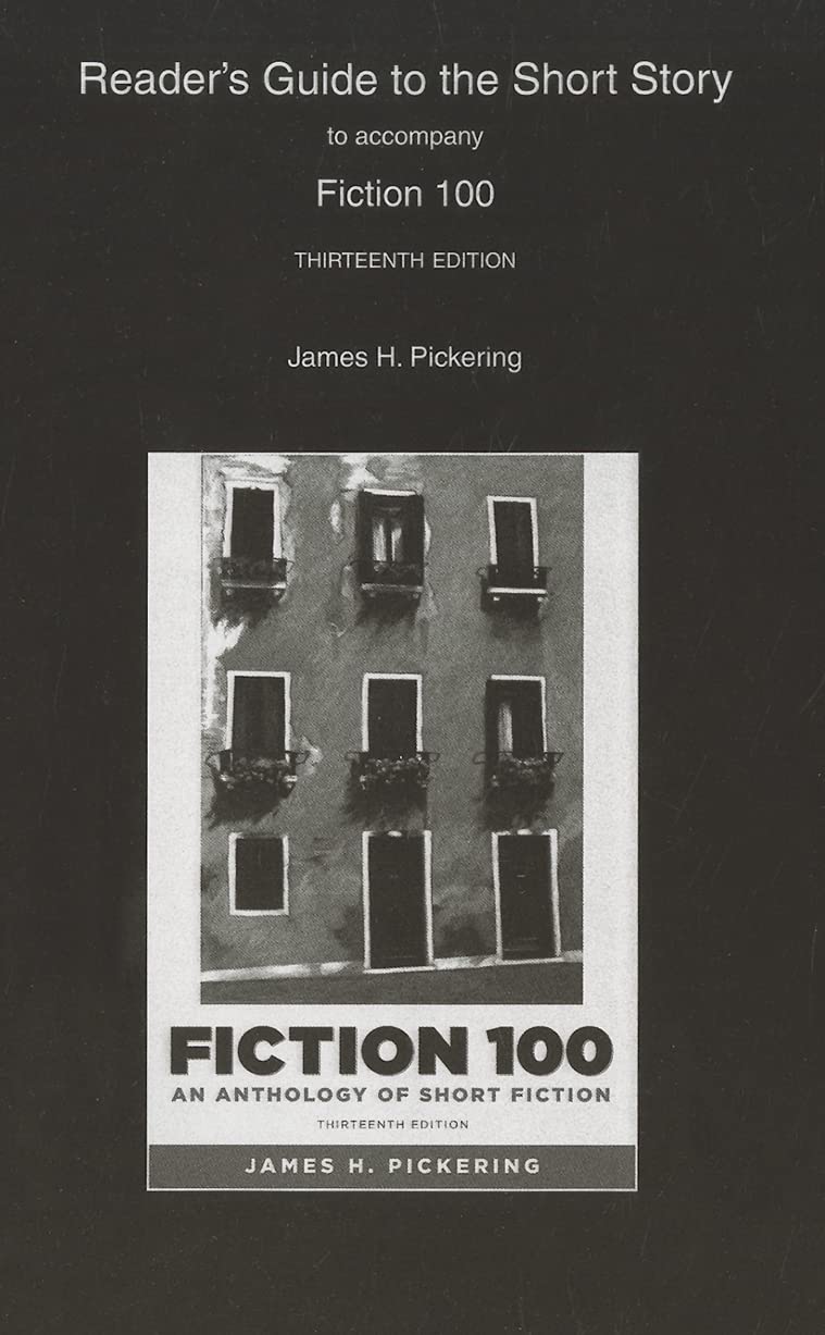 Reader's Guide for Fiction 100: A Anthology of Short Fiction,Used