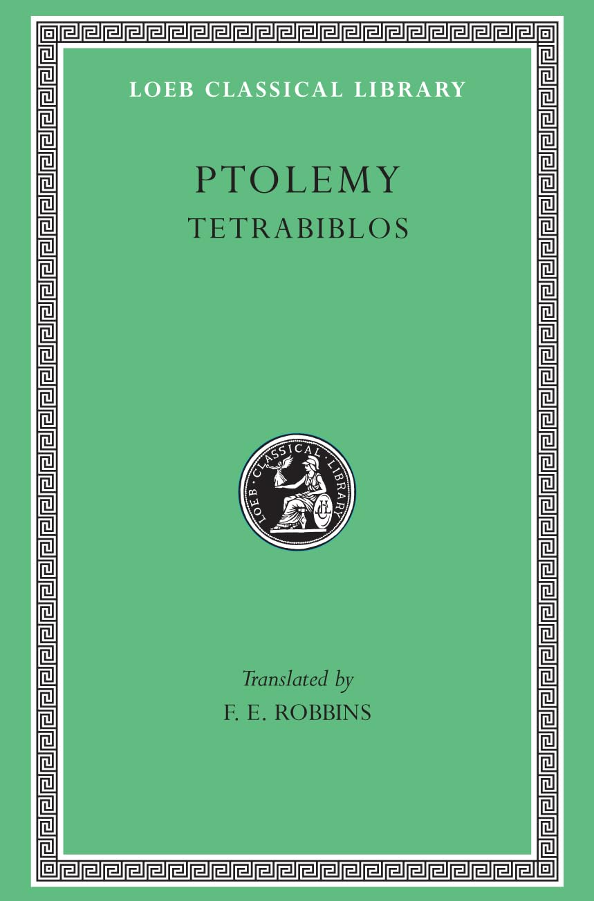 Ptolemy: Tetrabiblos (Loeb Classical Library No. 435),Used