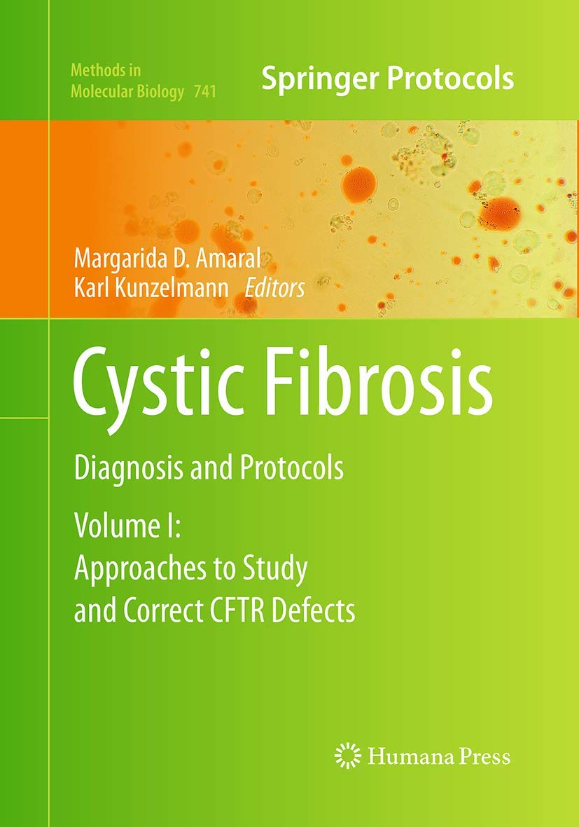 Cystic Fibrosis: Diagnosis and Protocols, Volume I: Approaches to Study and Correct CFTR Defects (Methods in Molecular Biology, ,Used