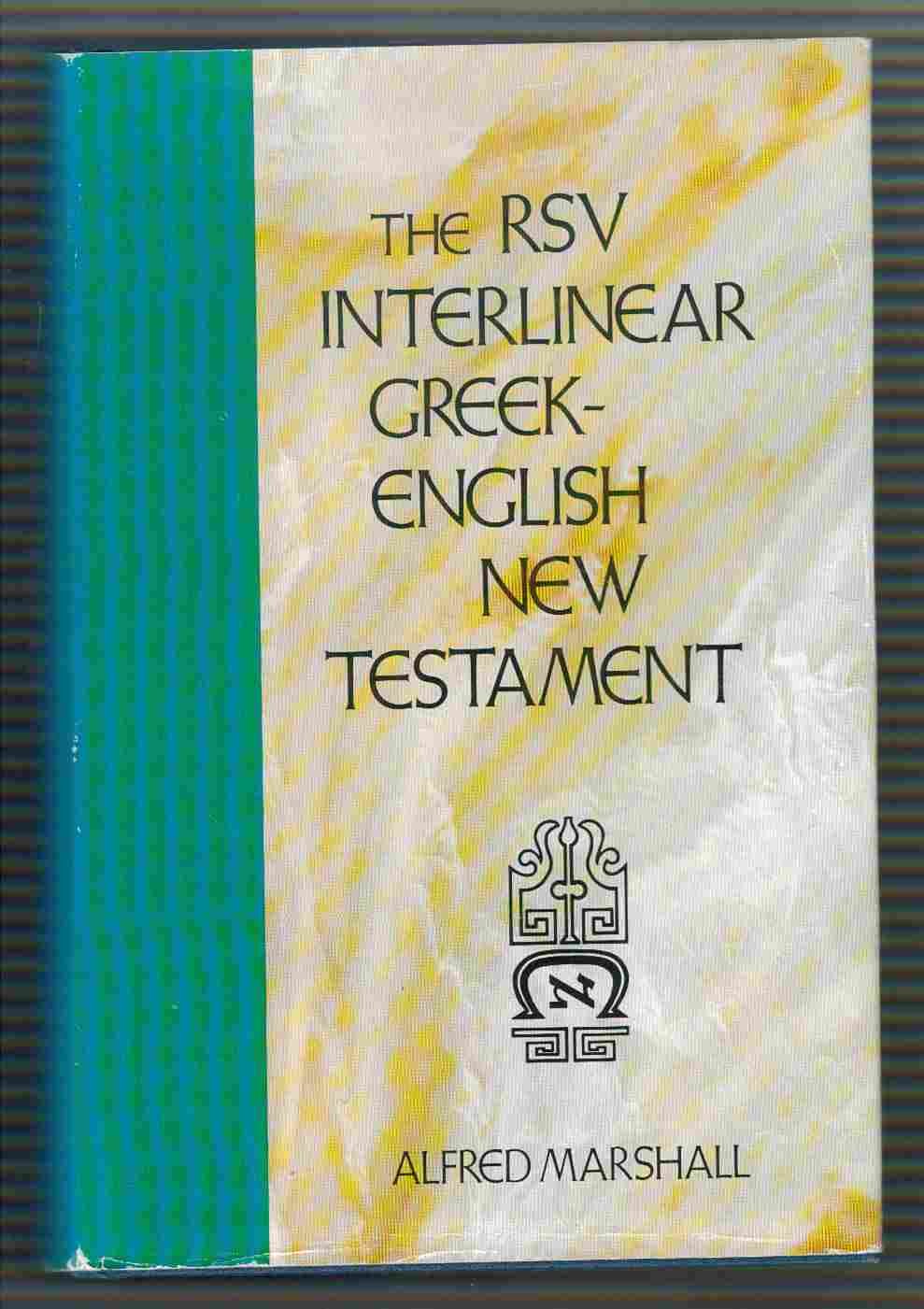 The RSV Interlinear GreekEnglish New Testament,Used