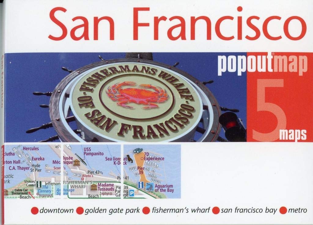 San Francisco PopOut Map (PopOut Maps),Used