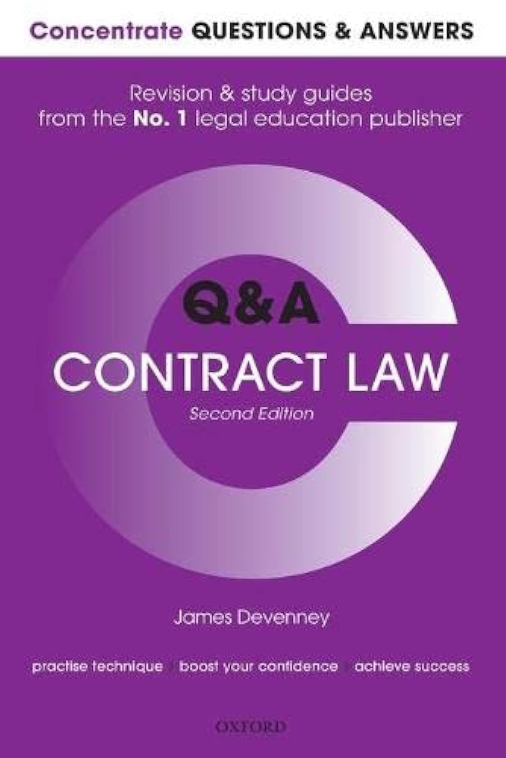 Concentrate Q&A Contract Law 2e: Law Revision and Study Guide (Concentrate Questions & Answers),Used