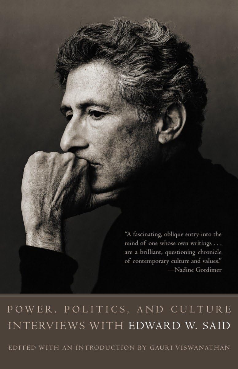 Vintage Power, Politics, and Culture: Interviews with Edward W. Said - Black Edition