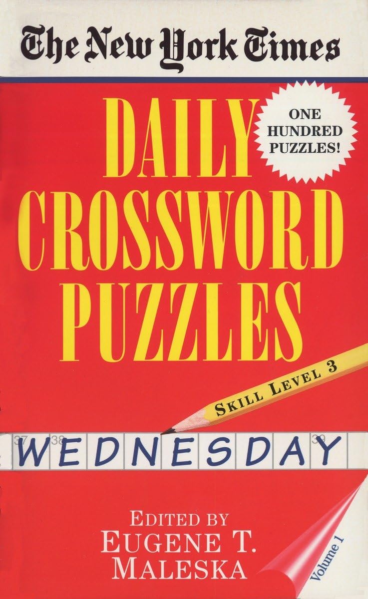 New York Times Daily Crossword Puzzles (Wednesday), Volume I,Used