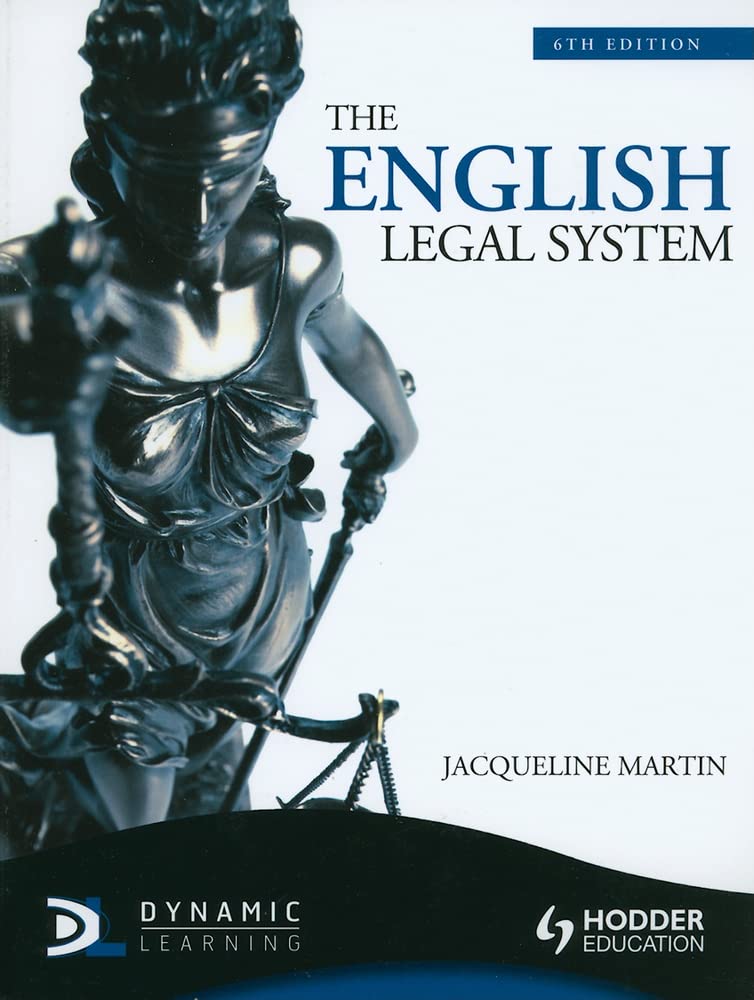 The English Legal System, 6th Edition,Used