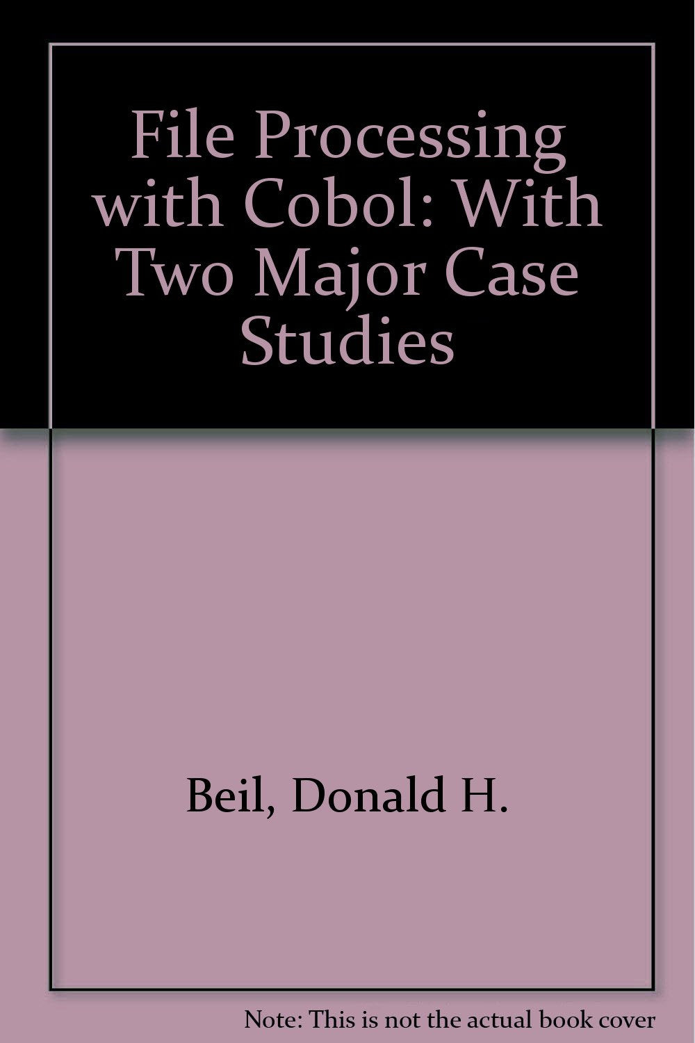 File Processing With Cobol,Used