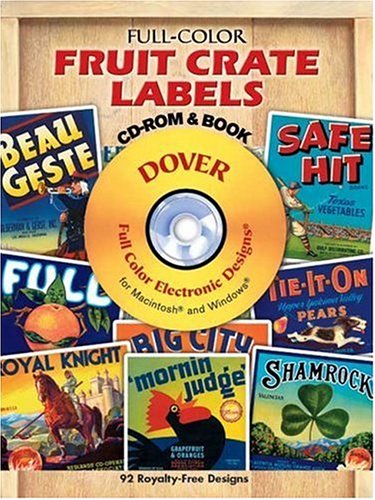 Fullcolor Fruit Crate Labels Cdrom And Book,New
