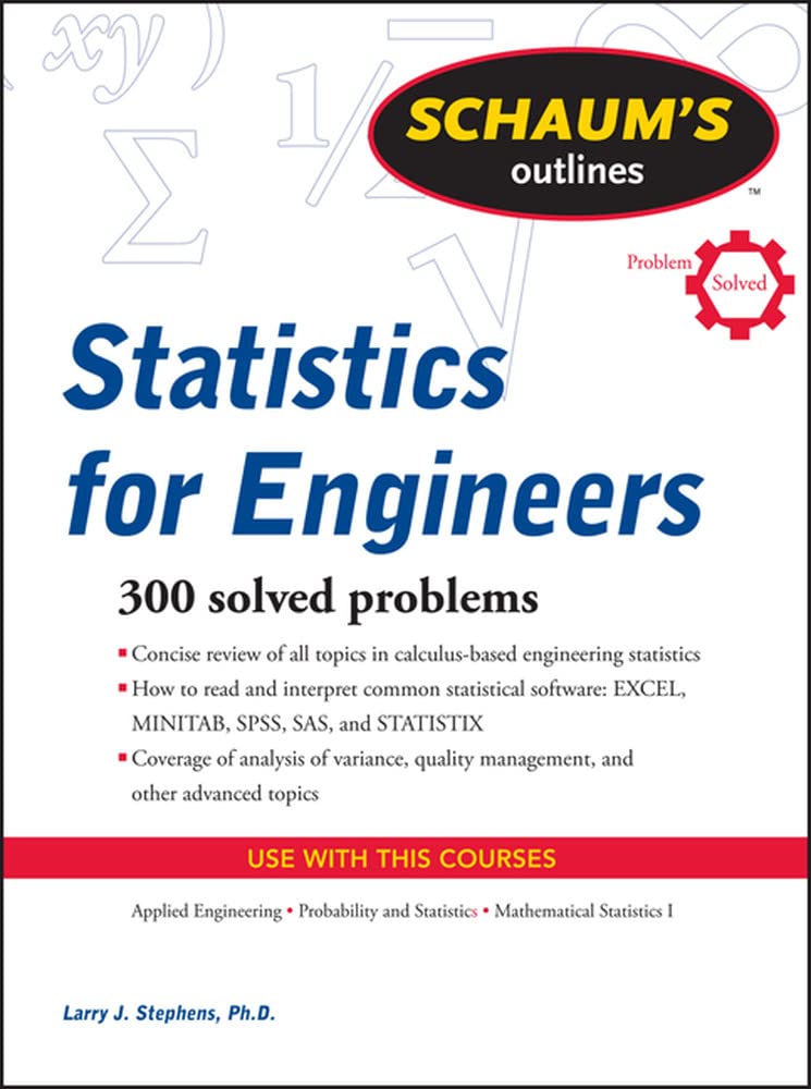 Schaum's Outline of Statistics for Engineers (Schaum's Outlines),Used