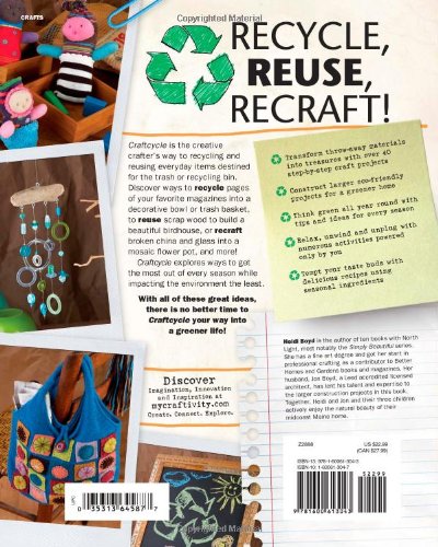 Craftcycle: 100+ EarthFriendly Projects and Ideas for Everyday Living,Used