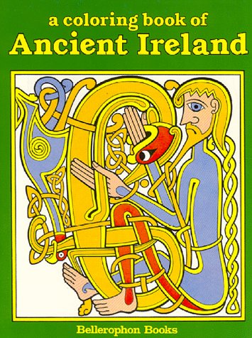 A Coloring Book of Ancient Ireland,Used