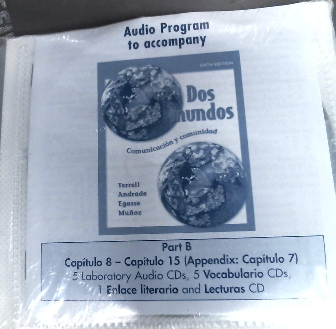 Student Audio CD Program Part B Prepack t/a Dos mundos,New