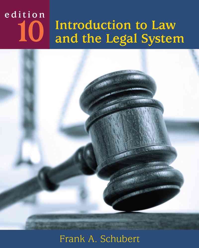 Introduction To Law And The Legal System,New