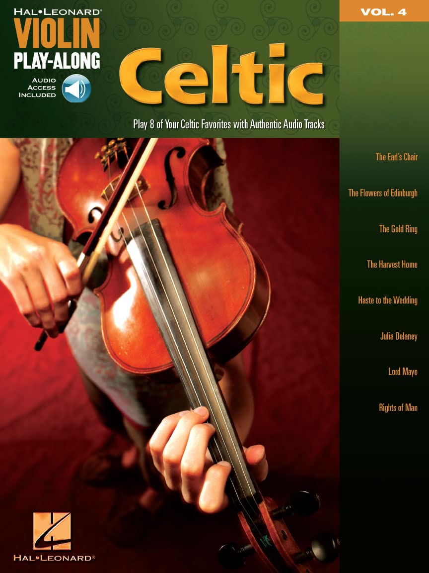 Celtic Violin PlayAlong Volume 4 Book/Online Audio (Hal Leonard Playalong),New