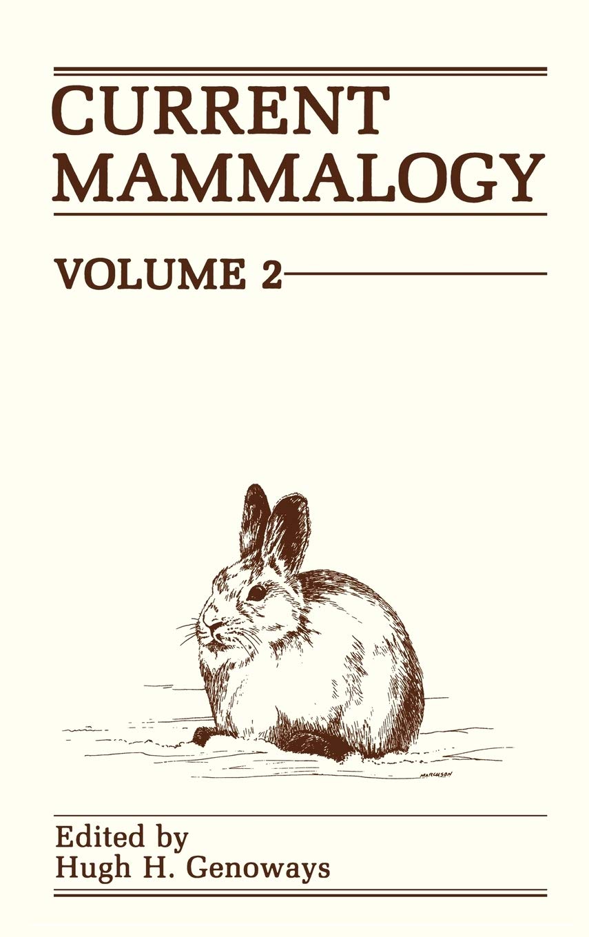 Current Mammalogy, Volume 2,Used