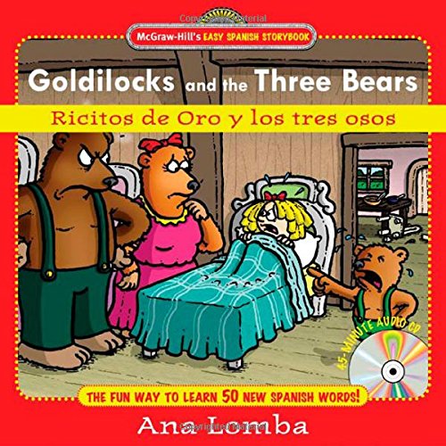 Easy Spanish Storybook: Goldilocks and the Three Bears (Book + Audio CD): Ricitos de Oro y los Tres Osos,Used