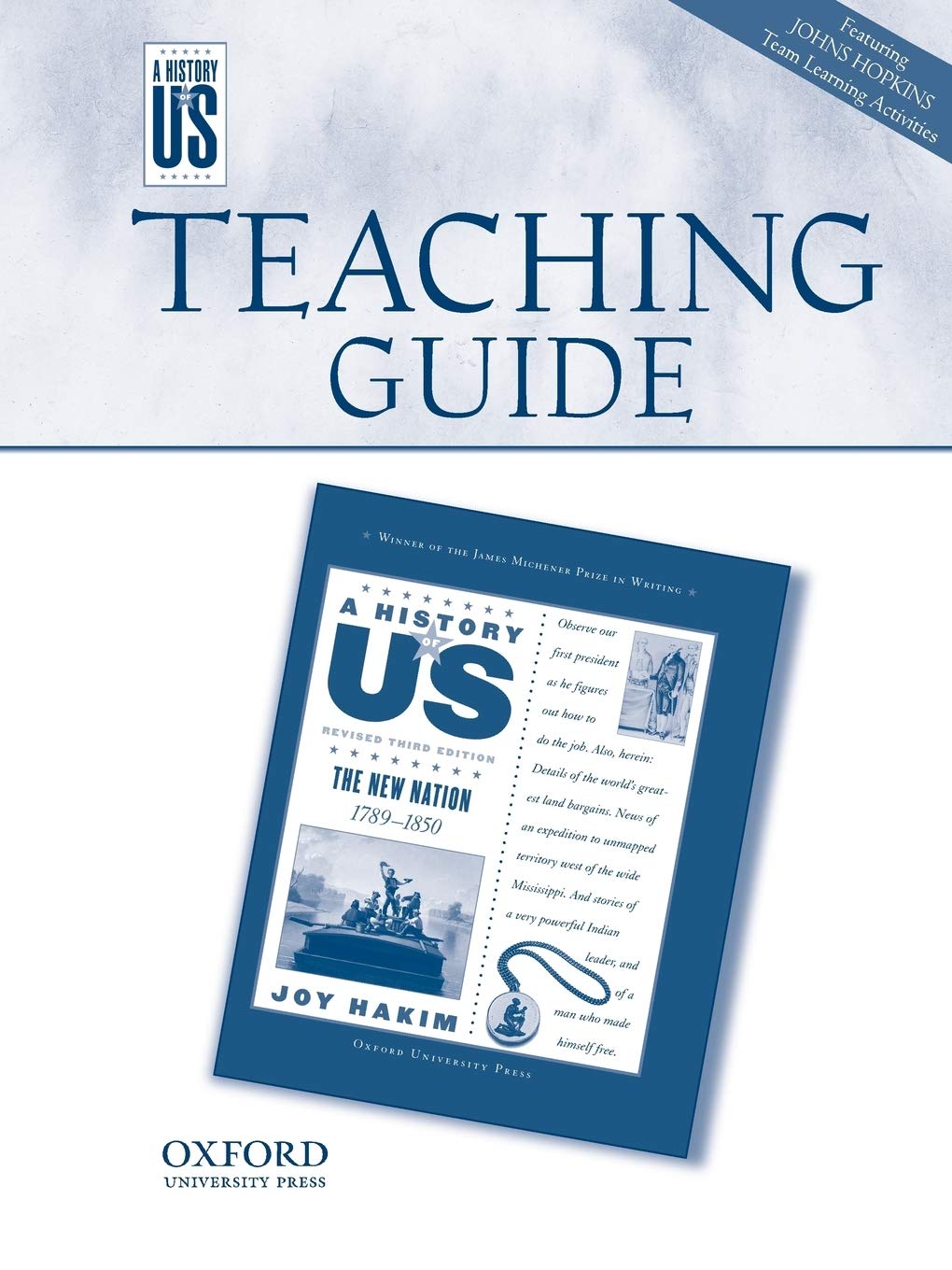 The New Nation Middle/High School Teaching Guide, A History Of Us (A ^Ahistory Of Us),Used