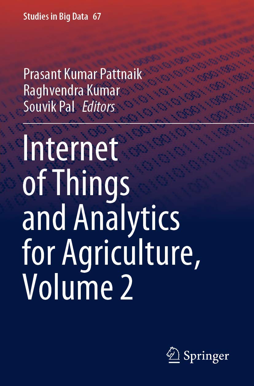 Internet of Things and Analytics for Agriculture, Volume 2 (Studies in Big Data),Used