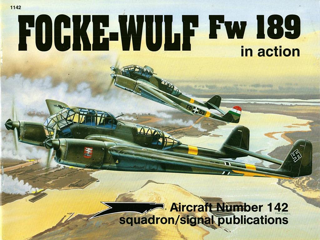 FockeWulf Fw 189 in action Aircraft No. 142,Used