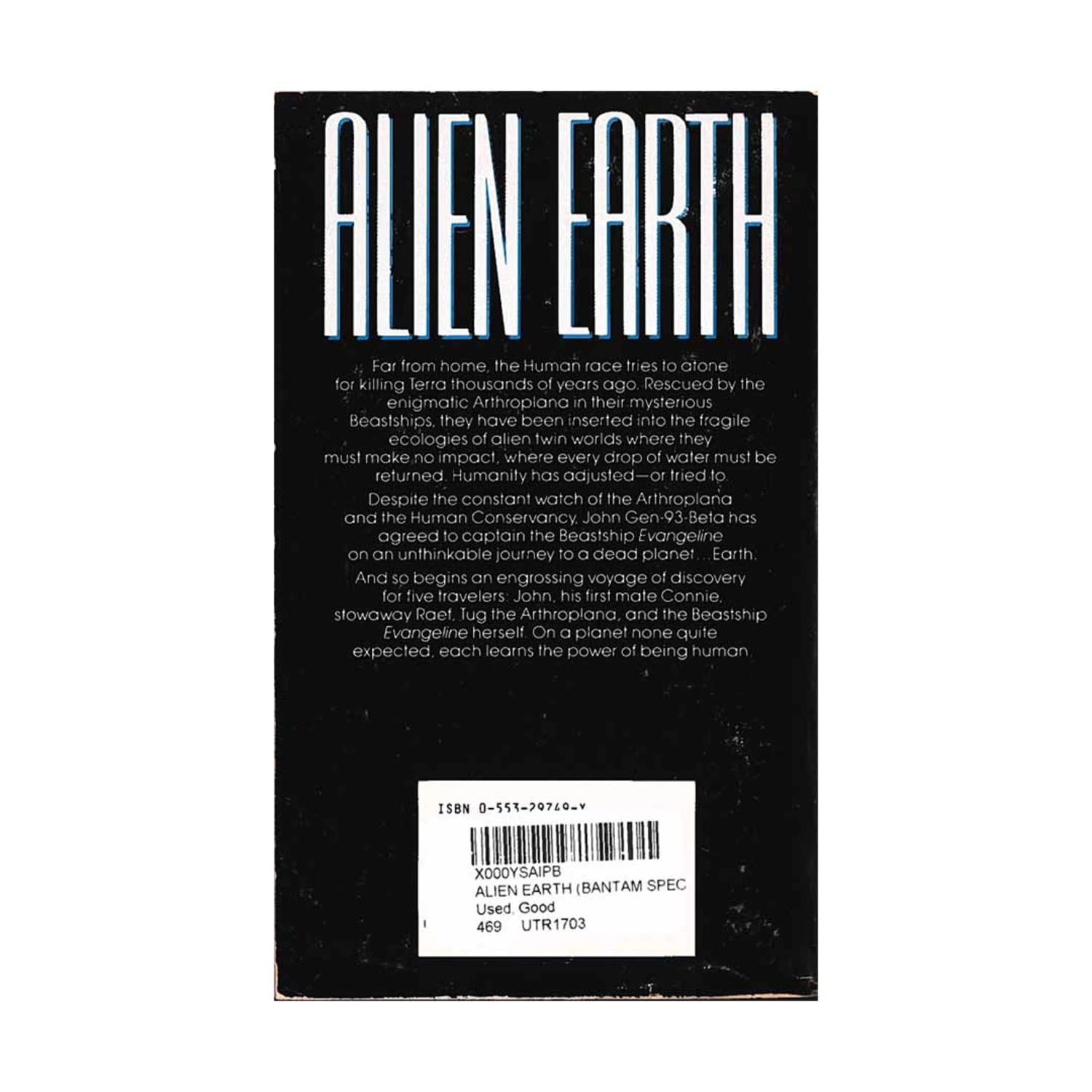 ALIEN EARTH (Bantam Spectra Book),New